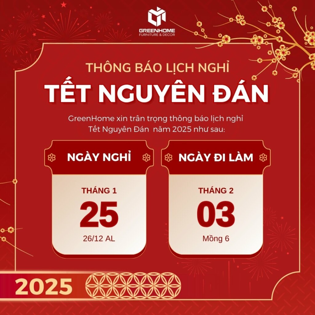 Lịch nghỉ tết âm lịch 2025