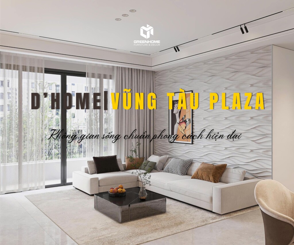 không gian sống chuẩn phong cách hiện đại tại Vũng Tàu Plaza 1