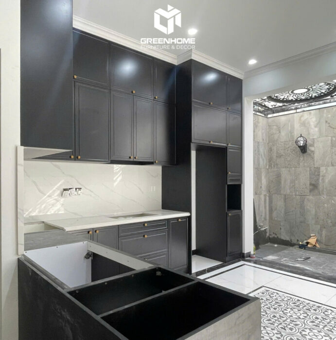 Lắp đặt tủ bếp phong cách Indochine 1