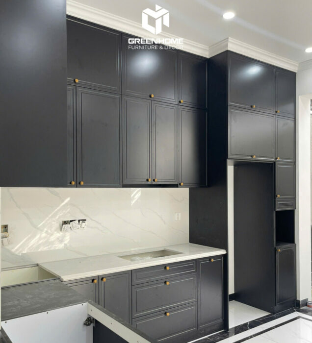 Lắp đặt tủ bếp phong cách Indochine 3