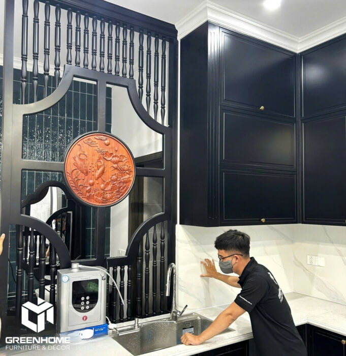 Lắp đặt tủ bếp phong cách Indochine 2