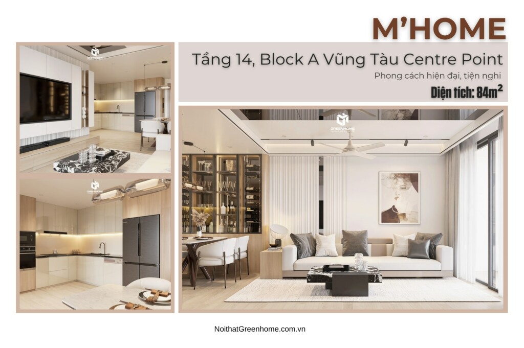 nội thất GreenHome phủ sóng Vũng Tàu Centre Point 2