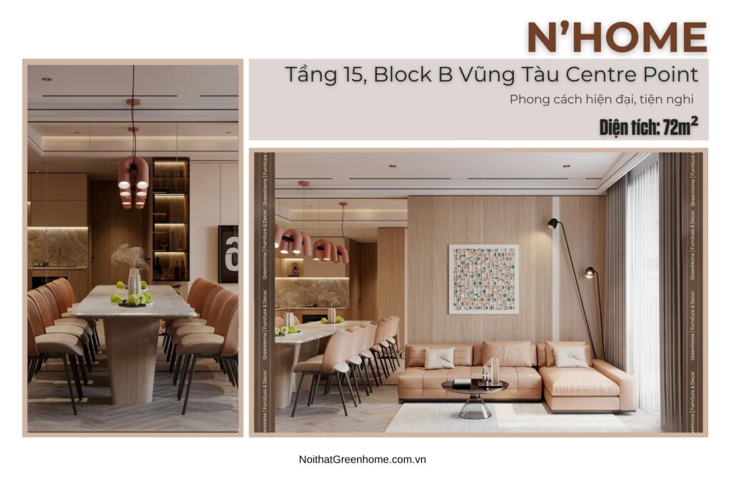 nội thất GreenHome phủ sóng Vũng Tàu Centre Point 4