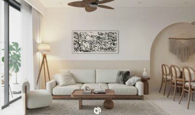 THIẾT KẾ NỘI THẤT CĂN HỘ NHIỆT ĐỚI HIỆN ĐẠI TẠI VŨNG TÀU CENTRE POINT.