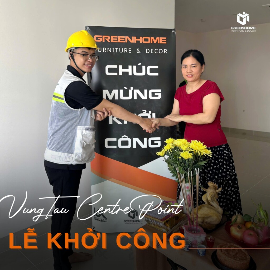 Khởi công thi công nội thất căn hộ Vũng Tàu Centre Point 1