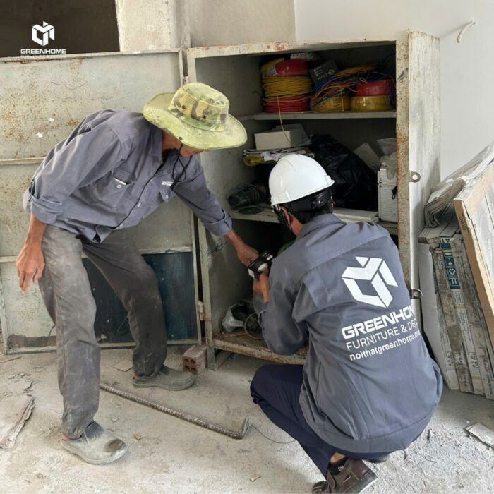 Nhật ký giám sát thi công nội thất GreenHome 3