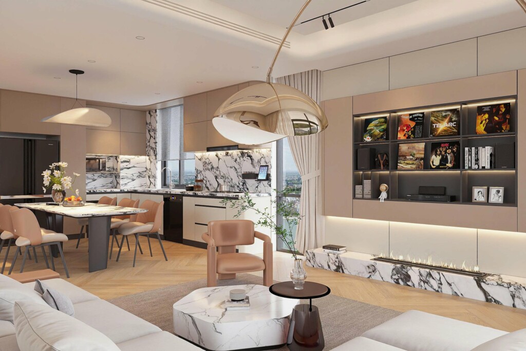 nội thất căn hộ hiện đại 3