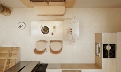 THIẾT KẾ NỘI THẤT NHÀ PHỐ PHONG CÁCH MODERN JAPANDI – TINH GIẢN, THANH LỊCH VÀ ĐẦY CẢM XÚC