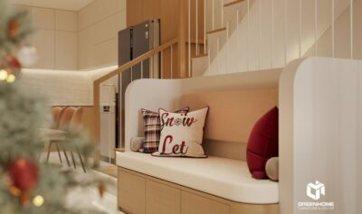 THIẾT KẾ NỘI THẤT NHÀ PHỐ PHONG CÁCH MODERN JAPANDI – TINH GIẢN, THANH LỊCH VÀ ĐẦY CẢM XÚC