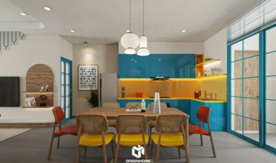 NỘI THẤT Q'HOUSE - HƠI THỞ ĐỊA TRUNG HẢI TRONG LÒNG PHỐ
