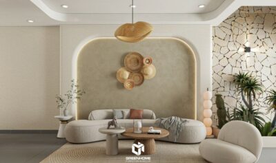 NỘI THẤT Q'HOUSE - HƠI THỞ ĐỊA TRUNG HẢI TRONG LÒNG PHỐ