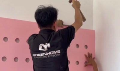 thi công phòng ngủ bé gái