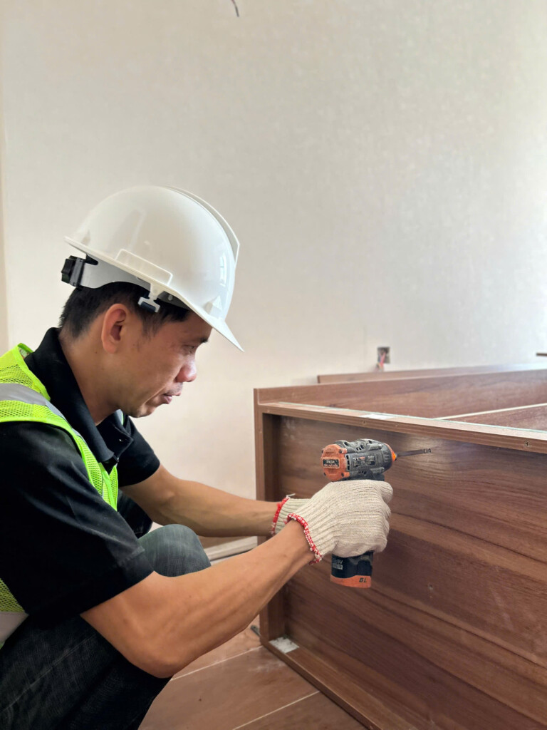 THI CÔNG TỦ BẾP ĐẸP