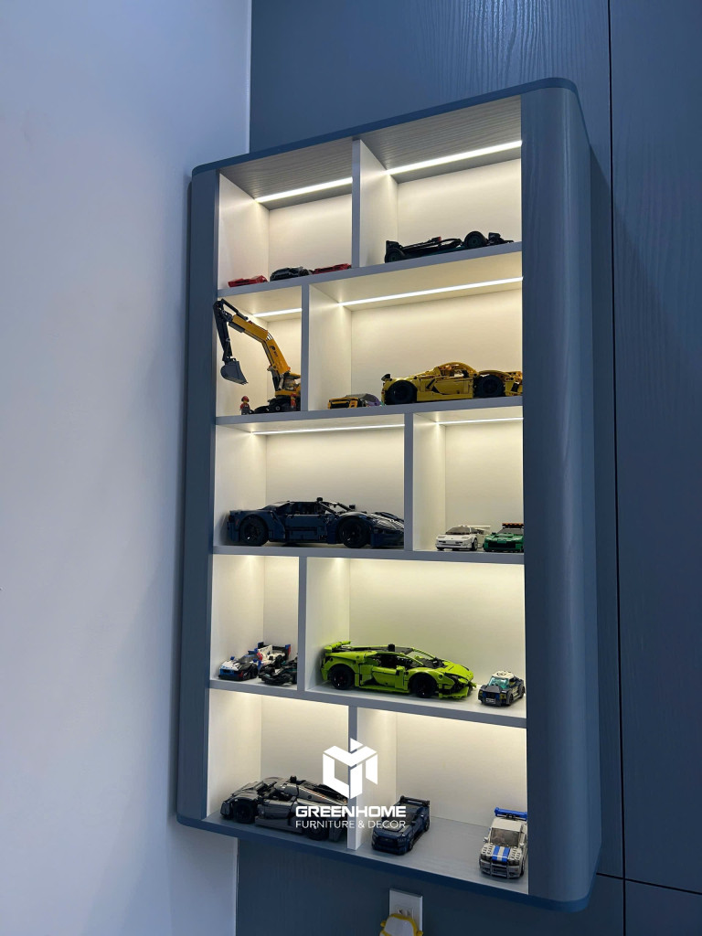 thi công nội thất phòng ngủ bé trai tại Vũng Tàu 11