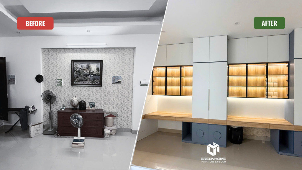 thi công nội thất phòng ngủ bé trai tại Vũng Tàu 2