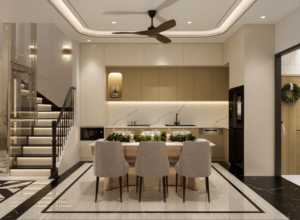 Thiết Kế Nội Thất Nhà Phố Hiện Đại Tại Vũng Tàu 11