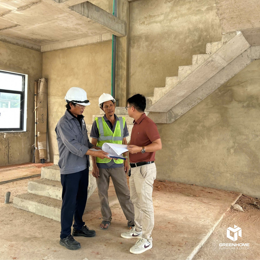Thi Công Nội Thất Biệt Thự Song Lập Lavida Vũng Tàu GreenHome Khởi Công Dự Án Cao Cấp 4