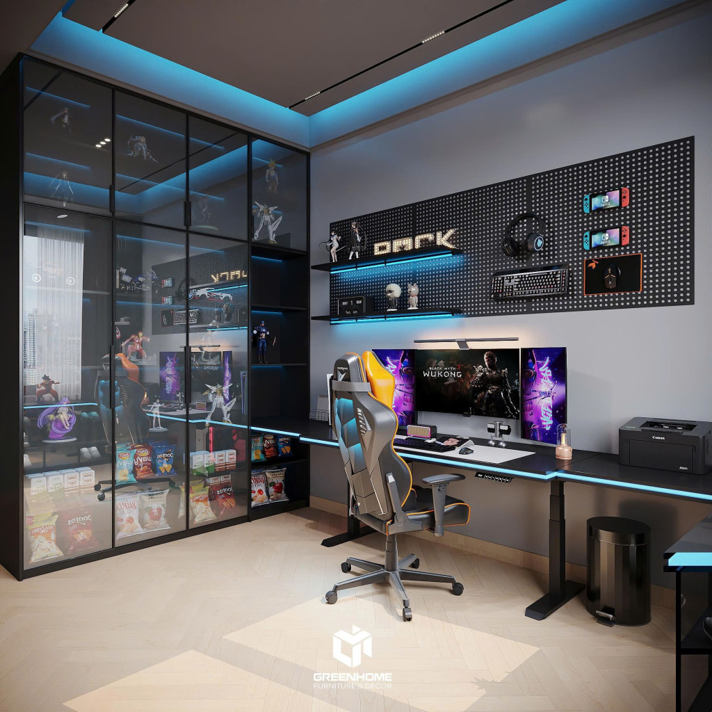 thiết kế nội thất phòng game Vũng Tàu 4
