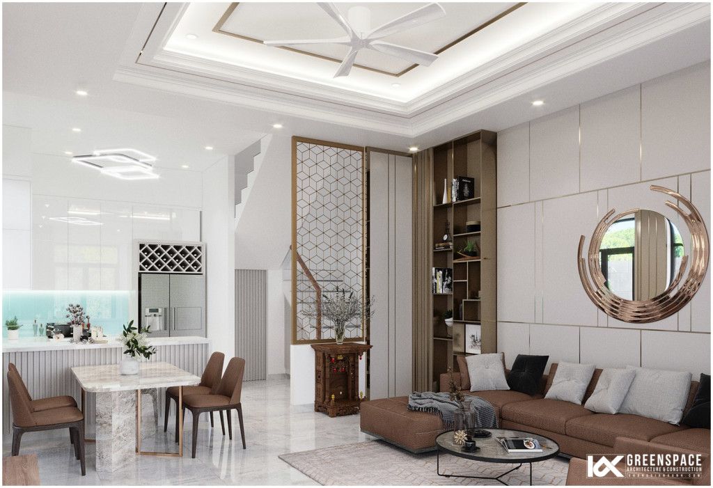 THIẾT KẾ NỘI THẤT NHÀ PHỐ TIỆN NGHI TẠI VŨNG TÀU