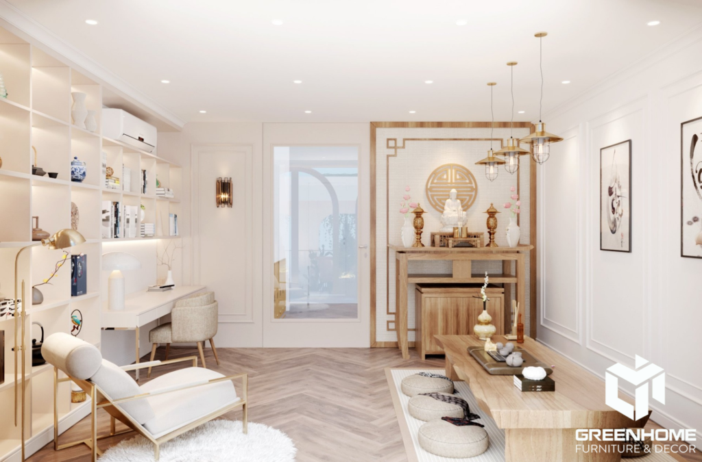 Ý TƯỞNG THIẾT KẾ PHÒNG THỜ KHÔNG THỂ BỎ QUA