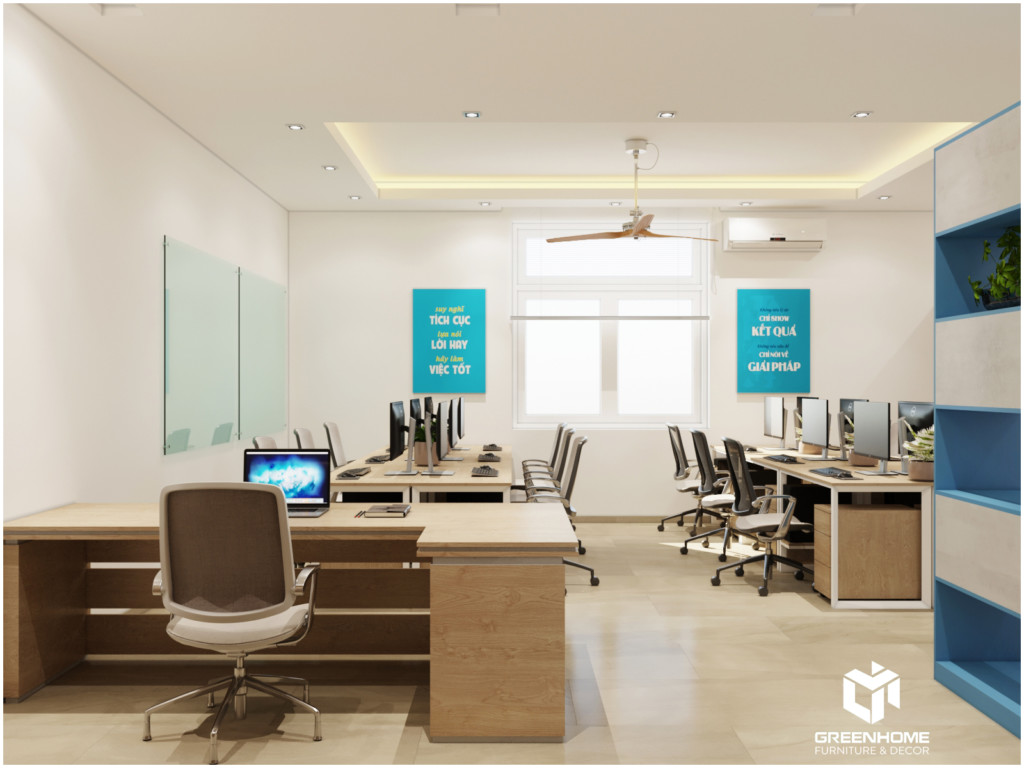 NGẮM NHÌN MẪU THIẾT KẾ NỘI THẤT VĂN PHÒNG LÀM VIỆC GIÁ RẺ TẠI BÀ RỊA - VŨNG TÀU