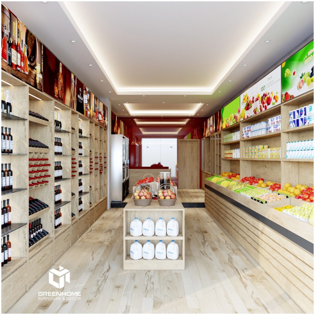 MẪU THIẾT KẾ NỘI THẤT CỬA HÀNG CHUYÊN NGHIỆP TẠI TP BÀ RỊA