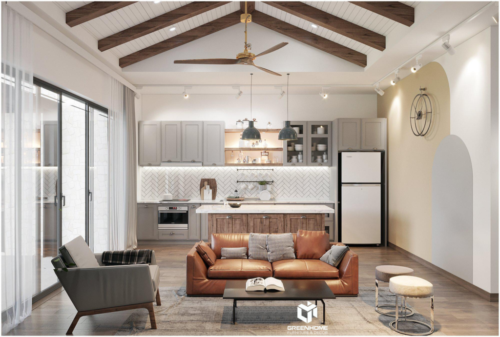 NỘI THẤT NHÀ PHỐ PHONG CÁCH HIỆN ĐẠI, TỐI GIẢN