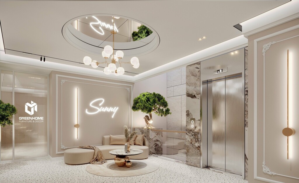 THIẾT KẾ NỘI THẤT SPA CAO CẤP PHONG CÁCH TÂN CỔ ĐIỂN