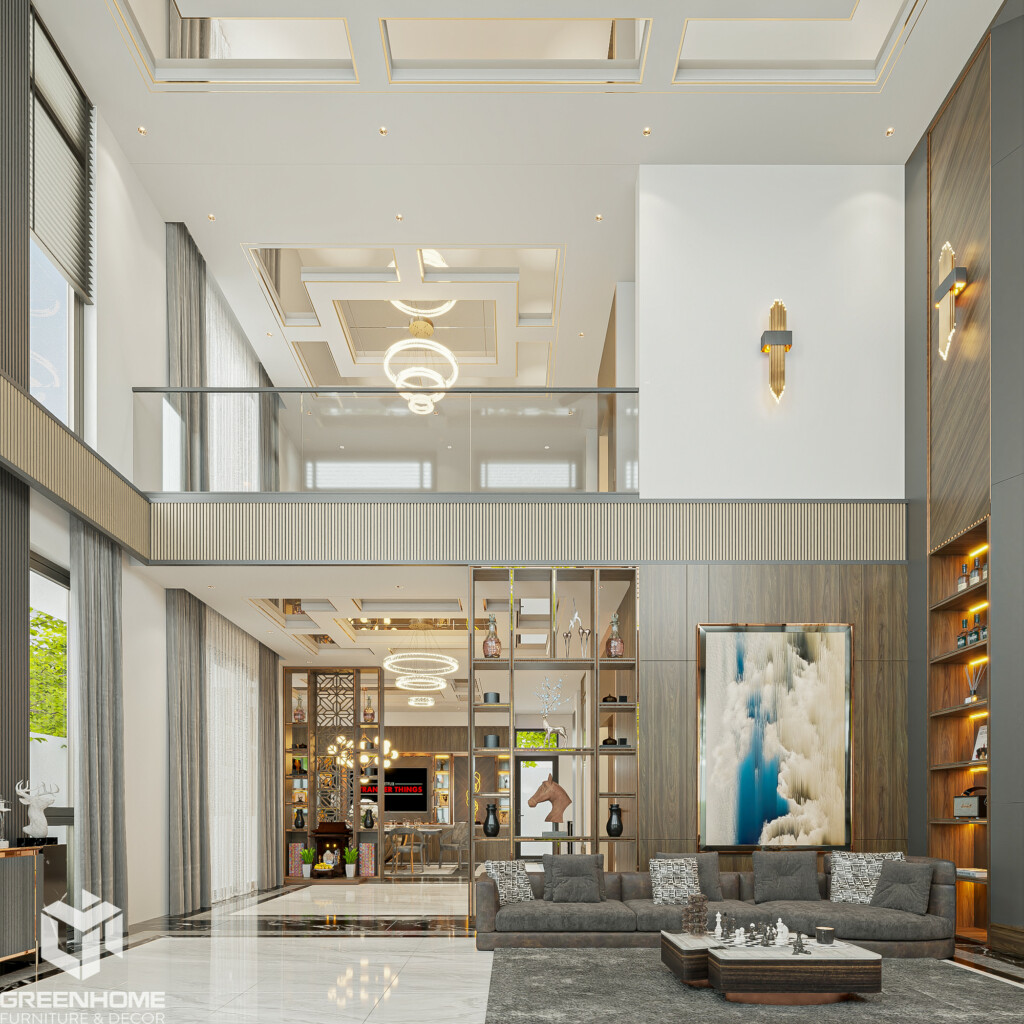 NỘI THẤT BIỆT THỰ THÔNG TẦNG VŨNG TÀU - SANG TRỌNG VÀ ĐẬM DẤU ẤN CÁ NHÂN