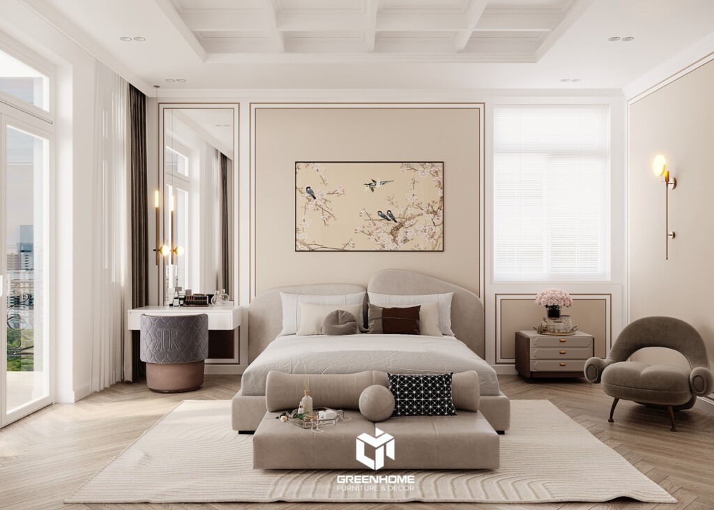 NỘI THẤT NHÀ PHỐ ĐẸP 3 PHÒNG NGỦ PHONG CÁCH HIỆN ĐẠI