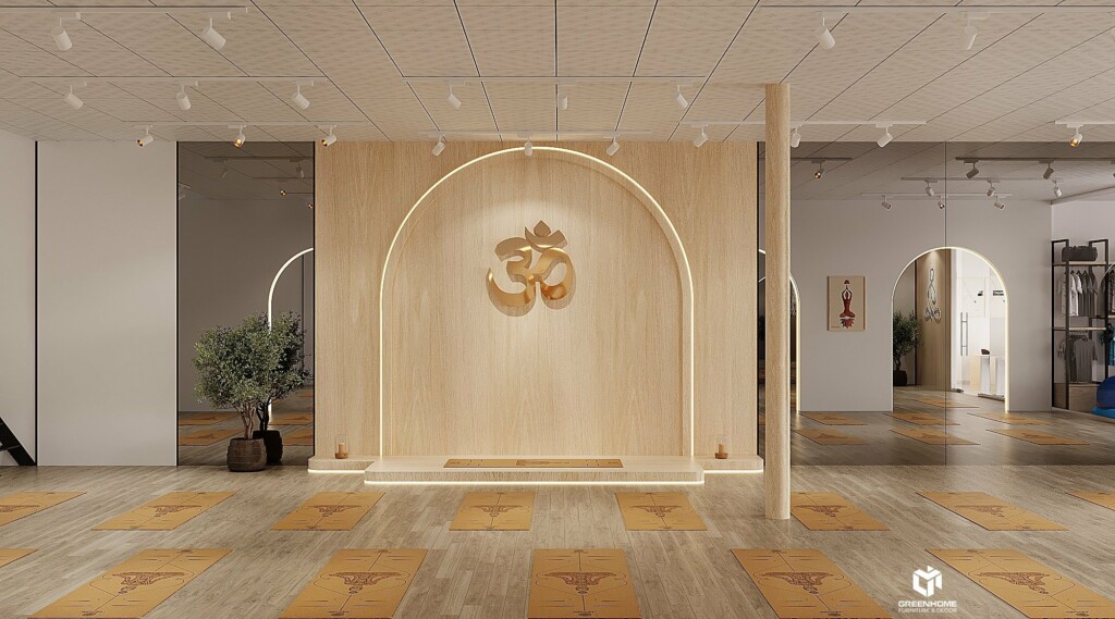 CHIÊM NGƯỠNG MẪU THIẾT KẾ NỘI THẤT PHÒNG TẬP YOGA THỜI THƯỢNG VÀ TỐI GIẢN