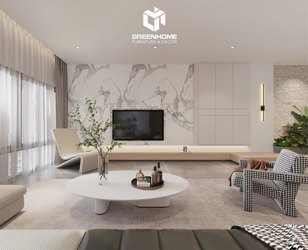 NỘI THẤT NHÀ PHỐ HIỆN ĐẠI 7 TẦNG KẾT HỢP VĂN PHÒNG CHO THUÊ TẠI VŨNG TÀU