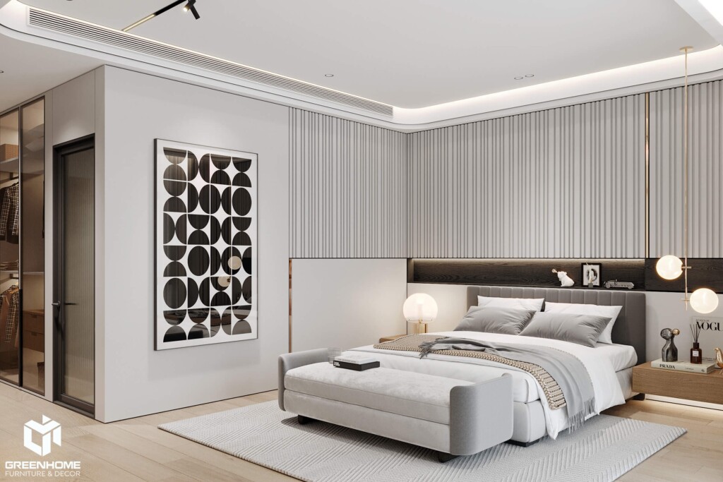 BLACK & WHITE - THIẾT KẾ NỘI THẤT NHÀ PHỐ VỚI HIỆN ĐẠI VỚI GAM MÀU TRẮNG ĐEN