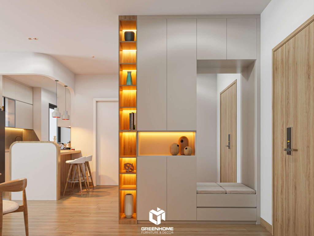 MÃN NHÃN VỚI THIẾT KẾ NỘI THẤT CHUNG CƯ 55M2 Ở ĐÀ NẴNG