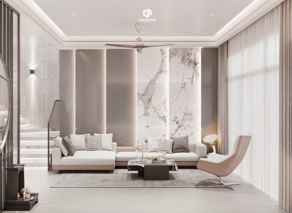 NỘI THẤT NHÀ PHỐ VŨNG TÀU HIỆN ĐẠI CHUẨN XU HƯỚNG 2025