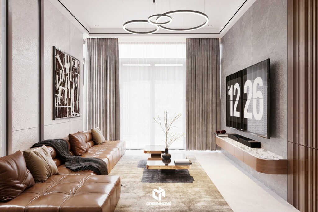 NỘI THẤT BIỆT THỰ HIỆN ĐẠI VŨNG TÀU - SANG TRỌNG VÀ TỐI GIẢN