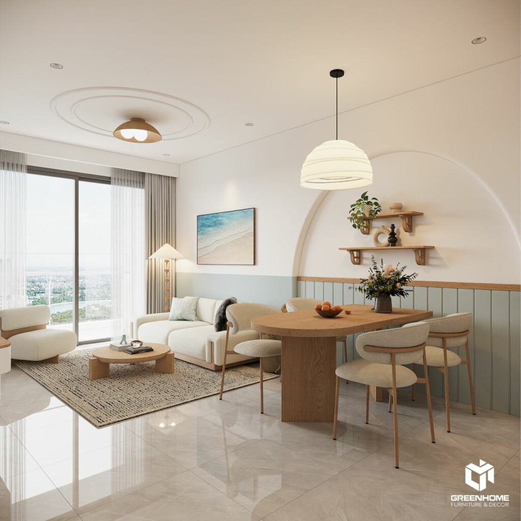 ẤN TƯỢNG VỚI NỘI THẤT CĂN HỘ CHUẨN WABI SABI Ở VŨNG TÀU