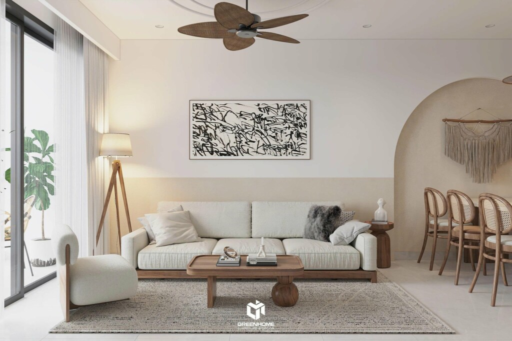 THIẾT KẾ NỘI THẤT CĂN HỘ NHIỆT ĐỚI HIỆN ĐẠI TẠI VŨNG TÀU CENTRE POINT.